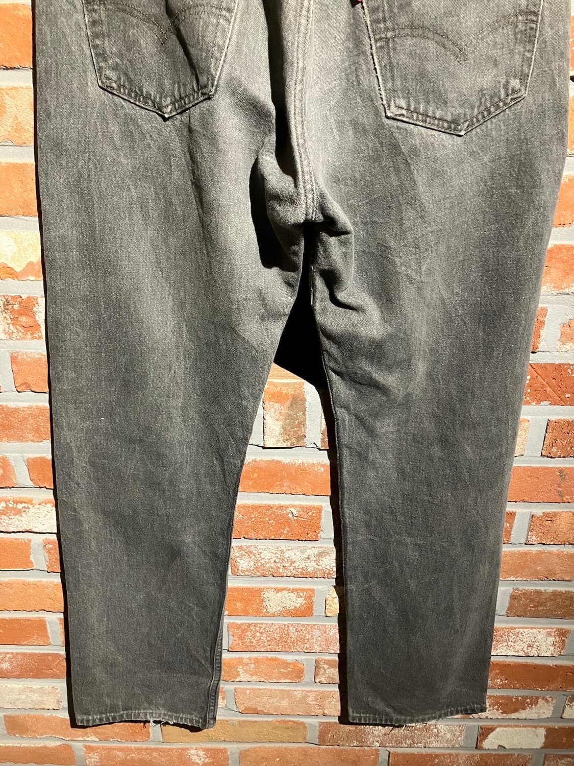 90s USA 빈티지 리바이스 501 블랙 데님 팬츠 상품이미지7