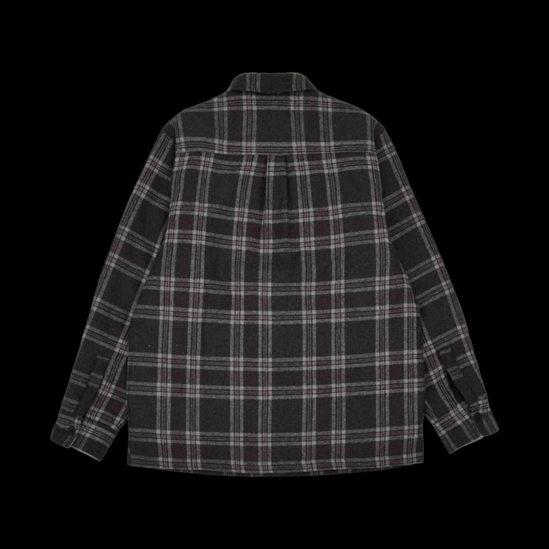 IAB Studio Check Shirt Jacket Gray Red 상품이미지2