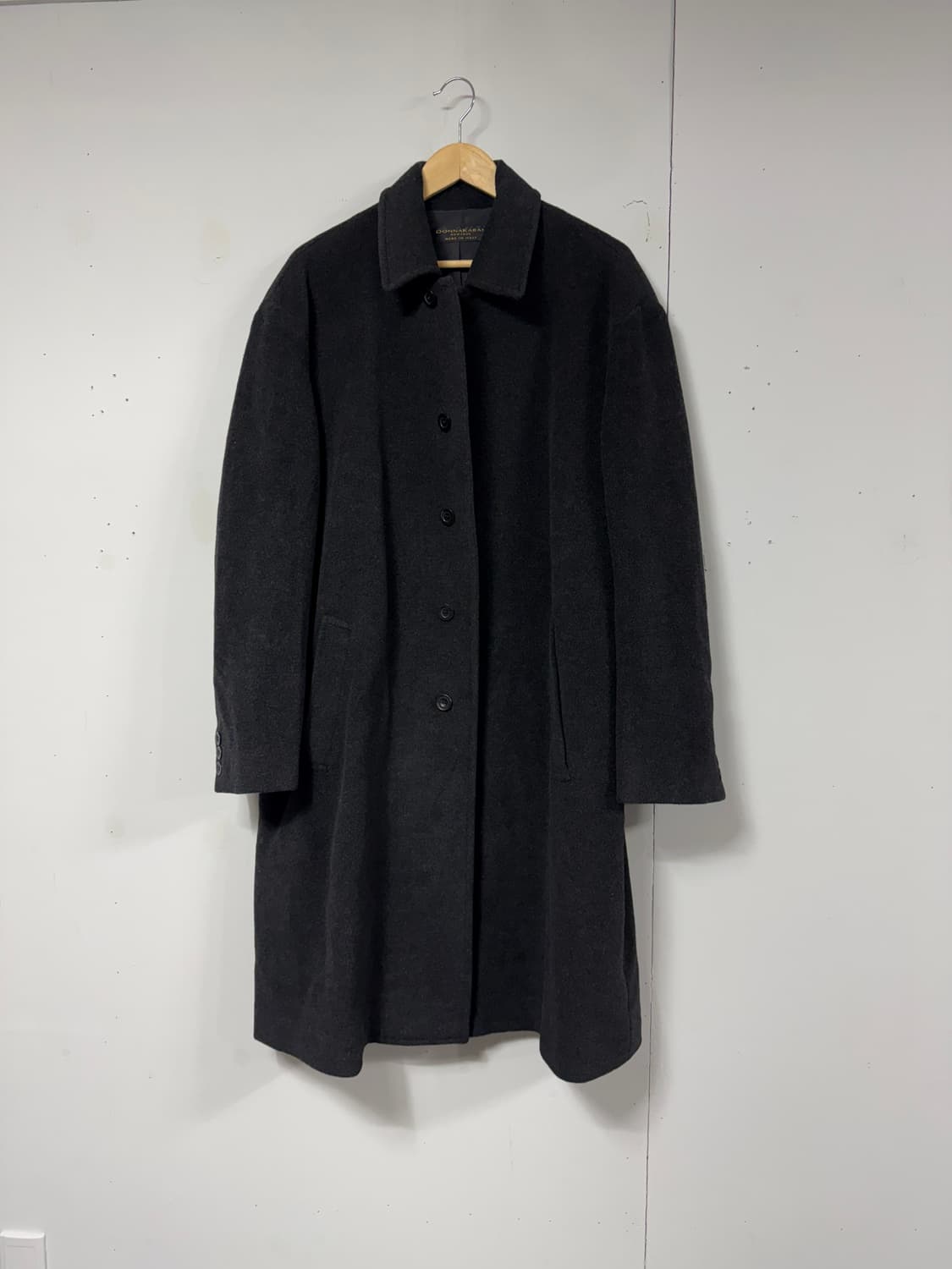 90s 도나카란 울 코트 상품이미지1