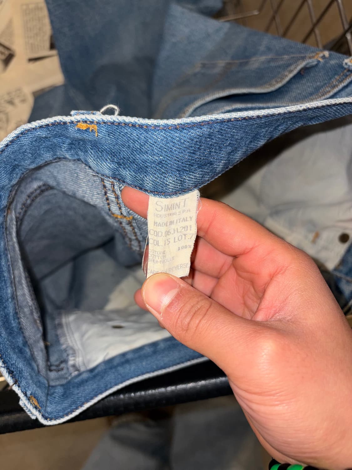 80-90’s Armani Jeans denim washed pants 상품이미지10