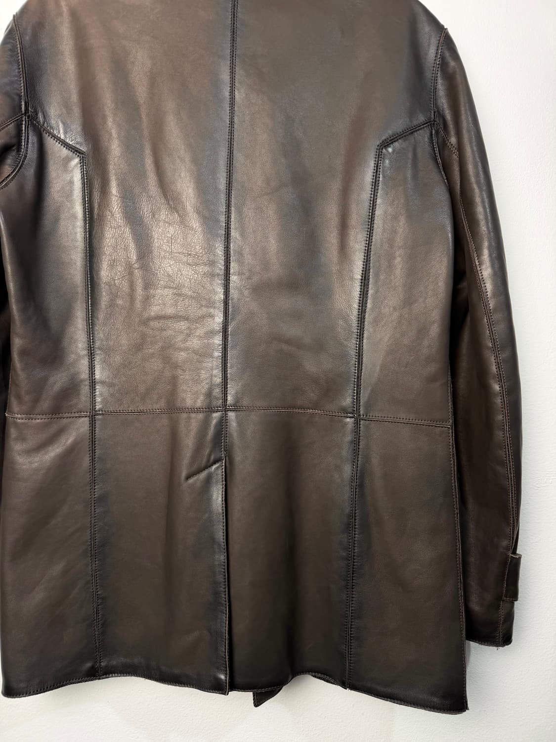 티에리 뮈글러 투웨이 레더 블레이저 (MADE IN ITALY) 상품이미지5