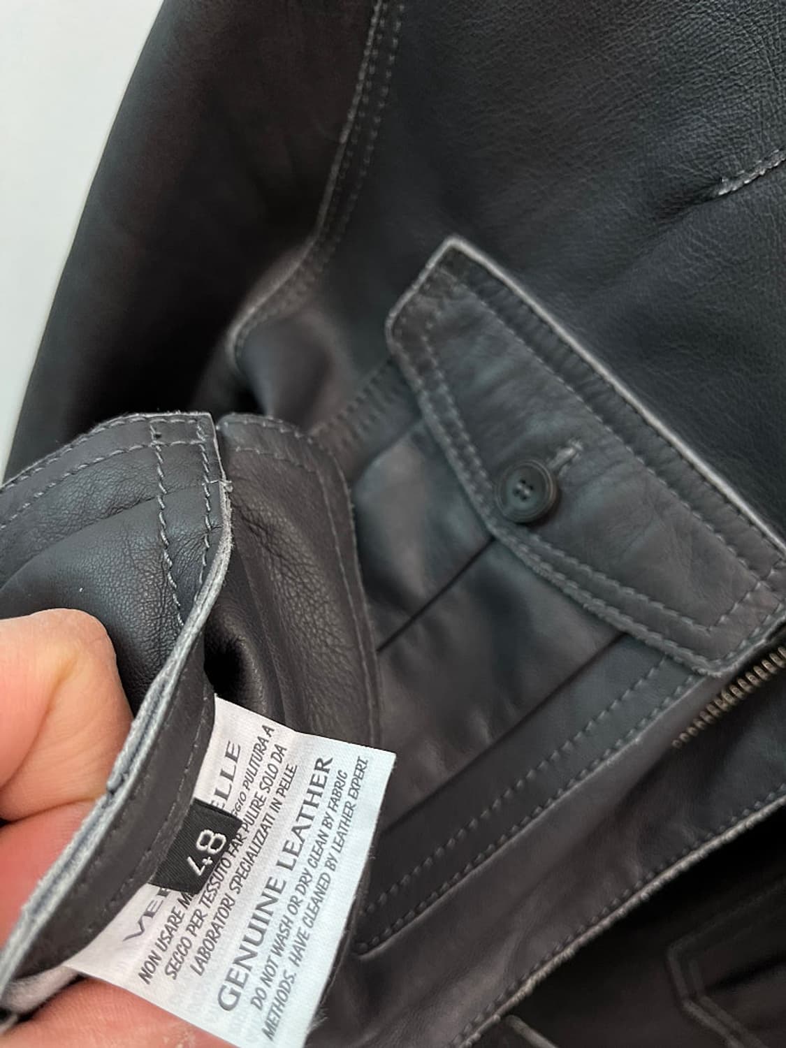 95) GIAN CARLO ROSSI 이태리 가죽자켓  상품이미지10