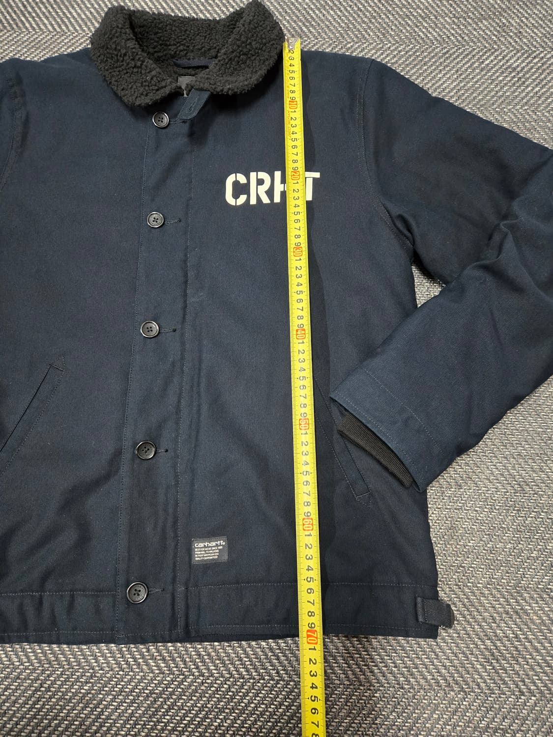 칼하트 CRHT 네이비 코치 점퍼  워크덱 자켓 상품이미지9