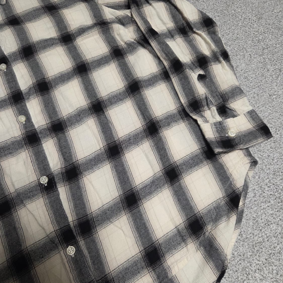 Old Navy 올드네이비 플란넬 체크셔츠 L(100) 상품이미지4