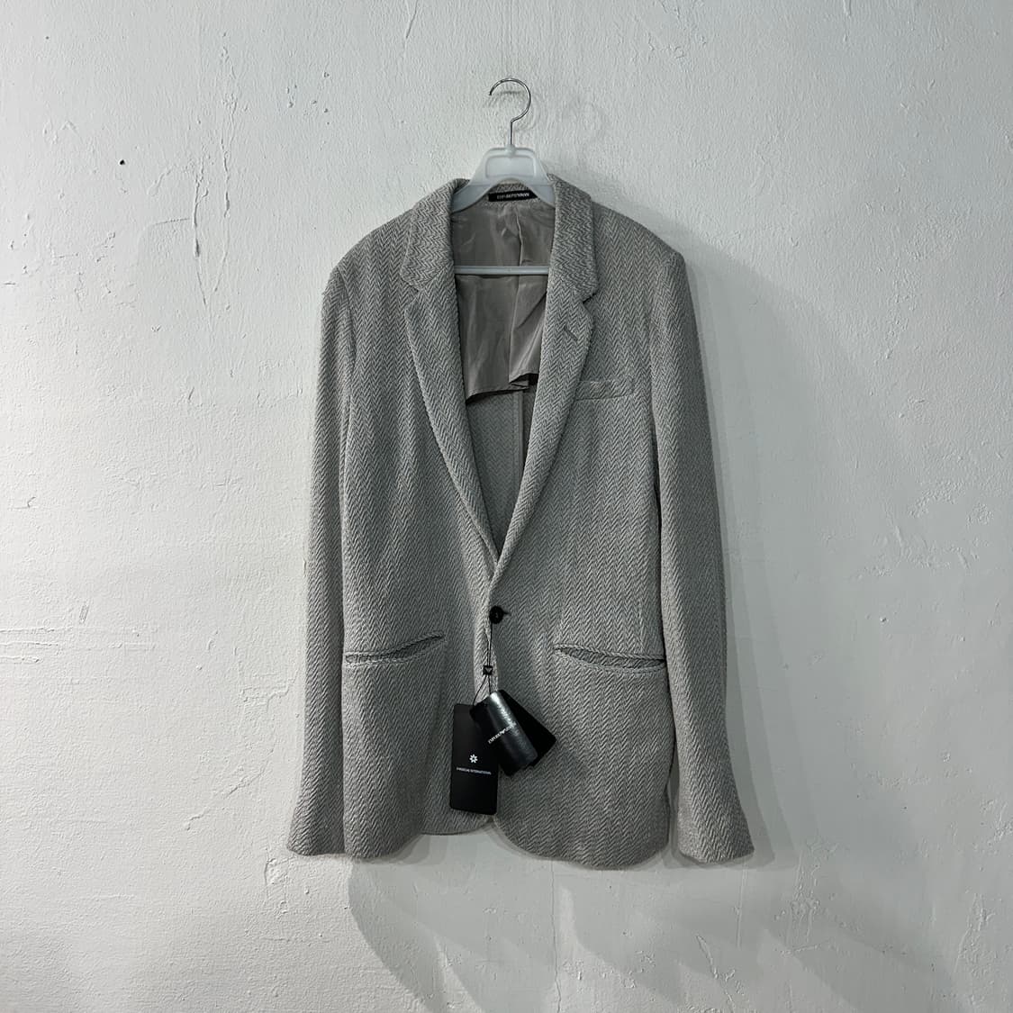 아르마니 트위드 린넨 블레이저 자켓 48 상품이미지1