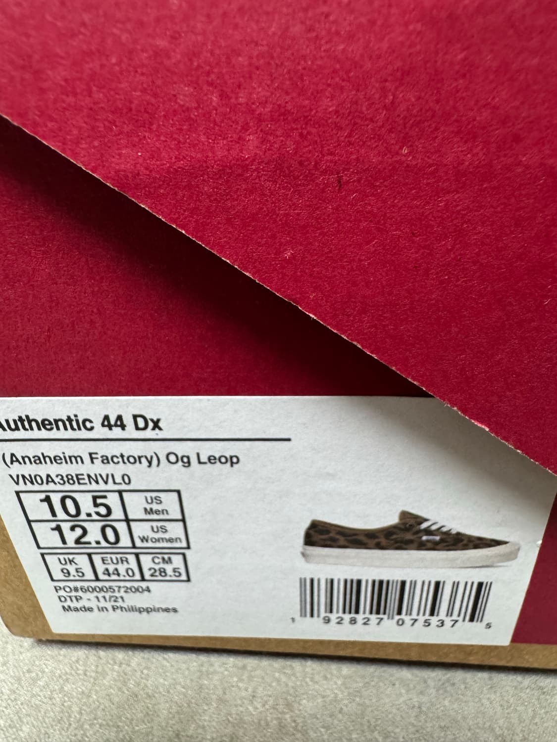 반스 어센틱 레오파드 285 상품이미지7