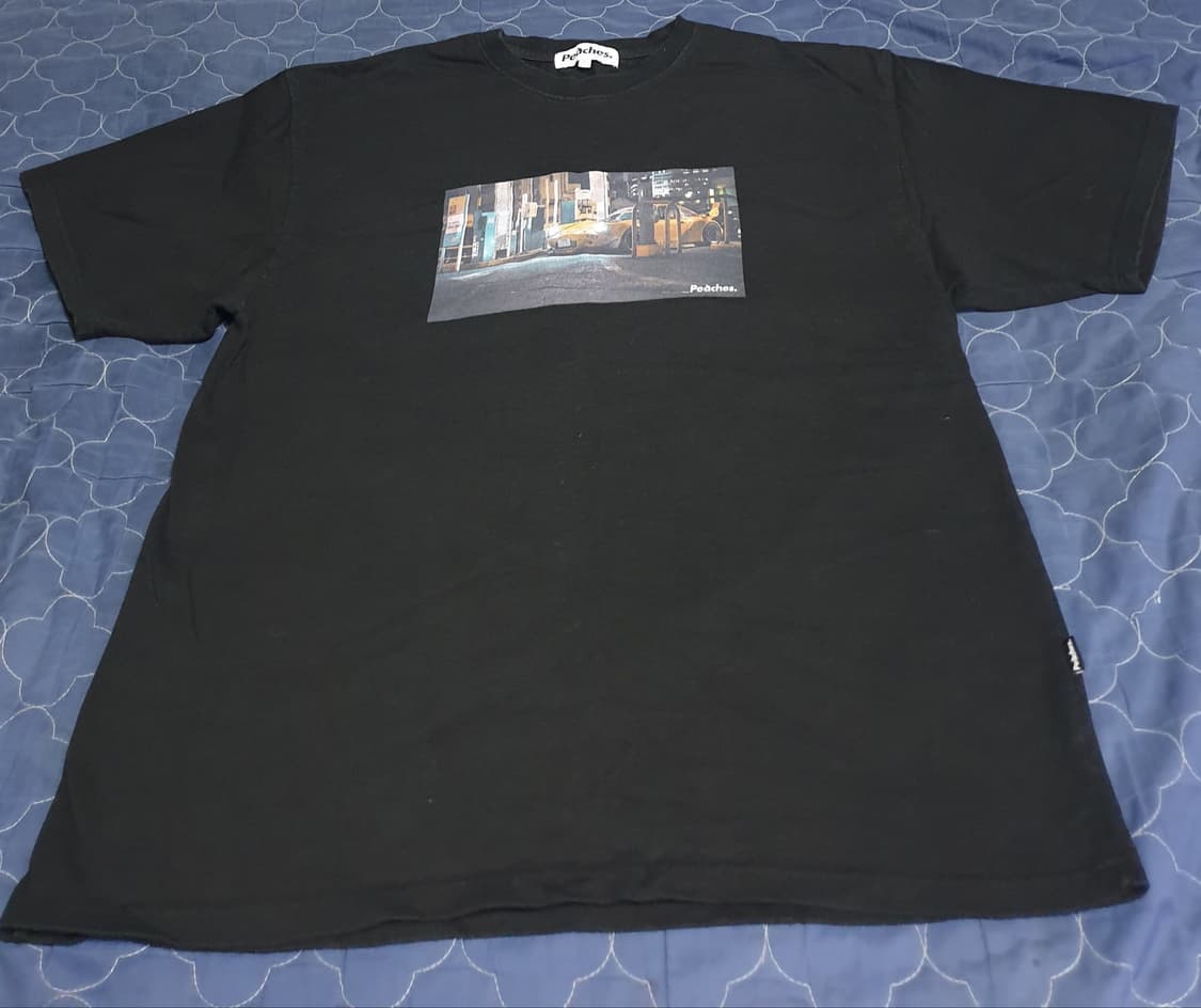 피치스 스포츠카 박스 그래피티 반팔티 블랙 (L) 상품이미지1