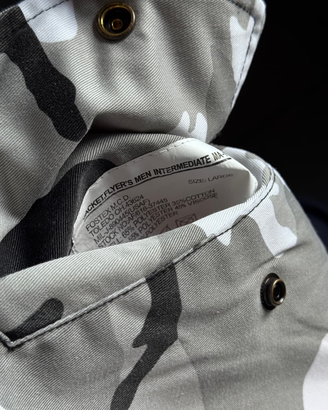 포스텍스가먼츠 워시드 카모 봄버 상품이미지10