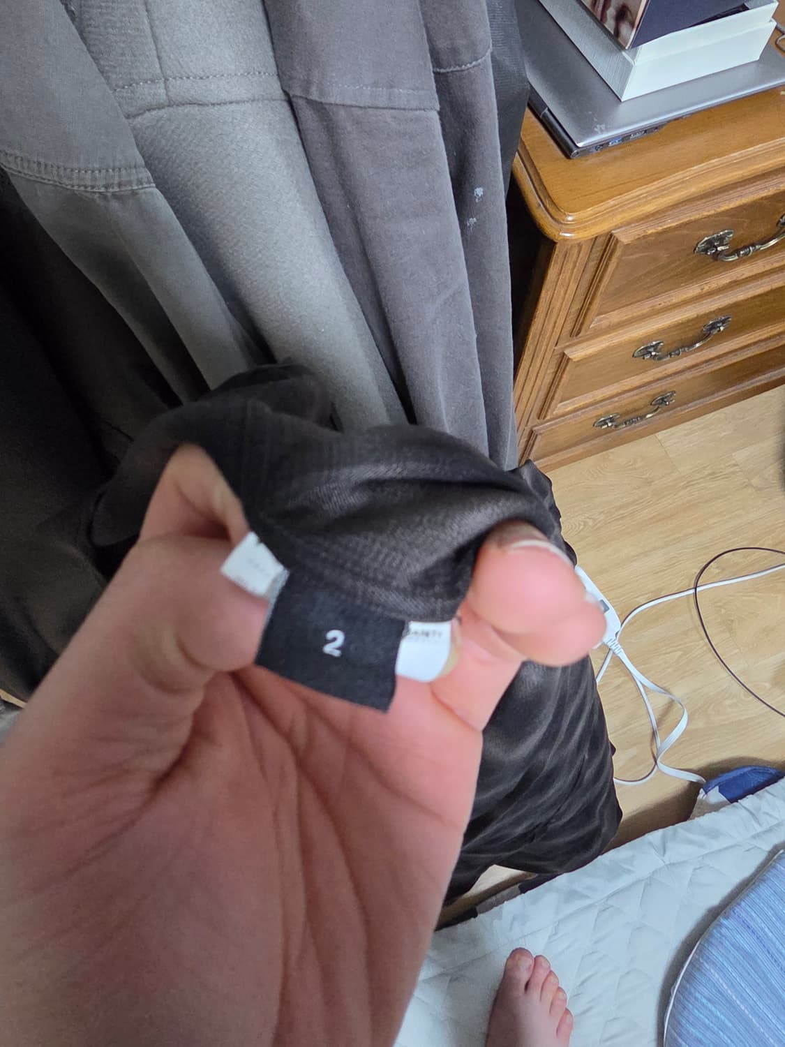 999휴머니티 이지 체크 셔츠 V13 페이디드 블랙 2 상품이미지4