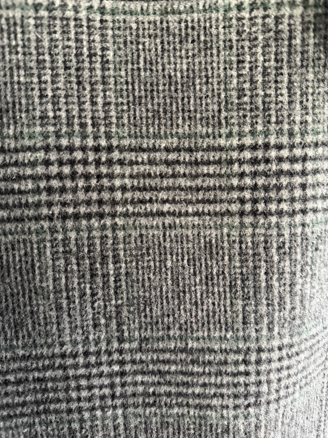 MNGU 피크트 라펠 체크 롱코트 상품이미지3