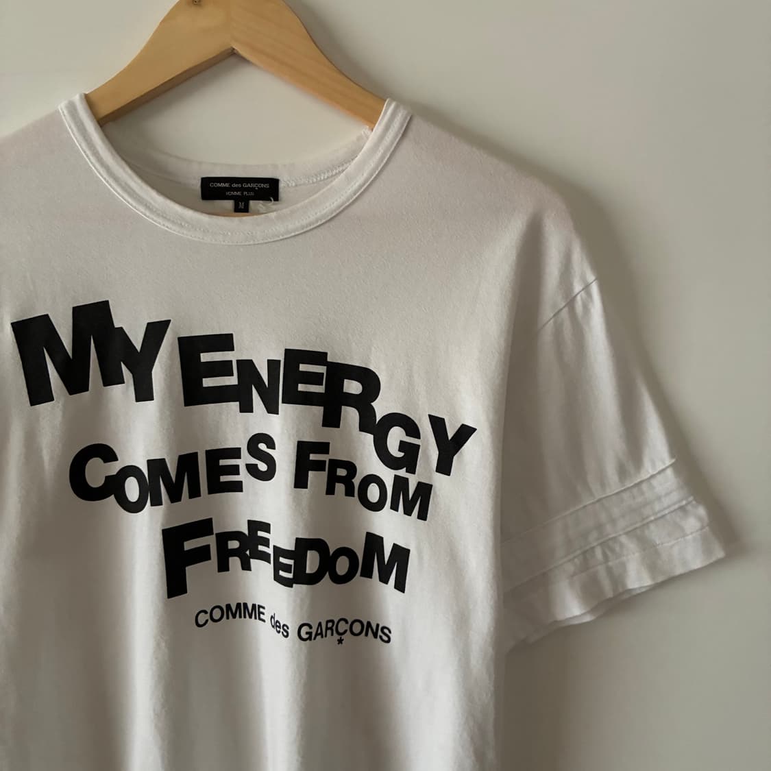 꼼데가르송 옴므 플러스 반팔 티 상품이미지2