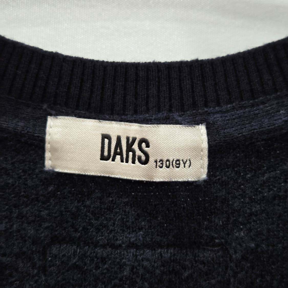 닥스 키즈 니트 베스트 네이비 130/9Y 상품이미지4