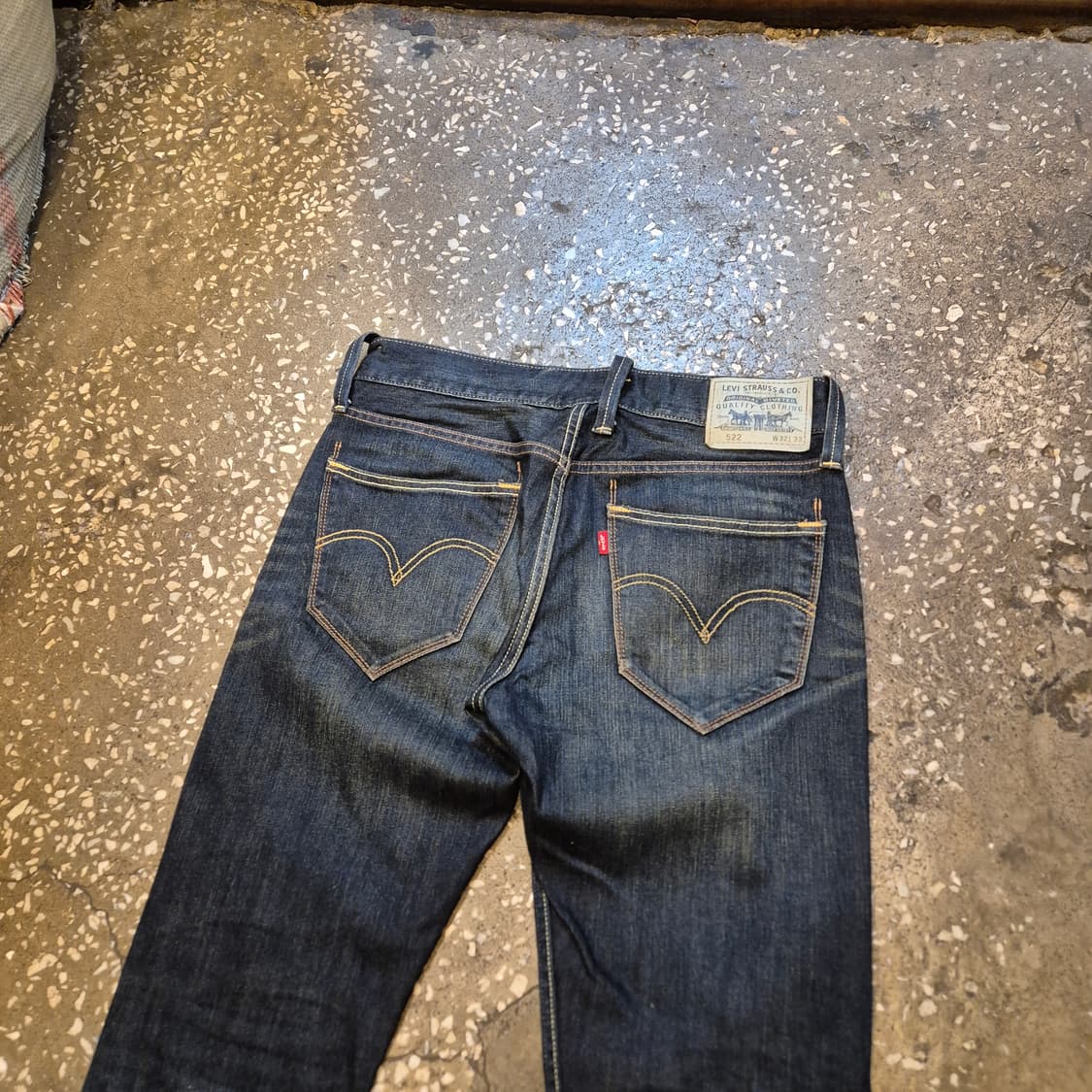 32인치 리바이스 522 워싱청바지  상품이미지6
