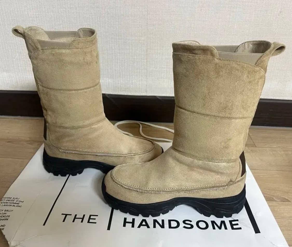 AS"ON X NEGATIVETHREE 버튼 어그부츠 베이지 230 상품이미지7