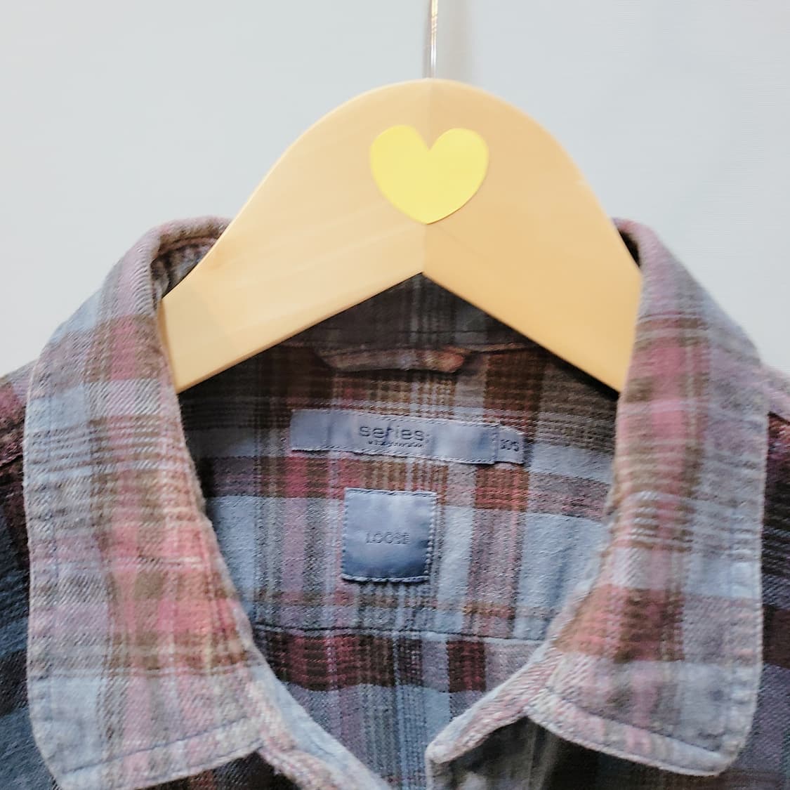 105) 시리즈 빈티지 체크남방  상품이미지5