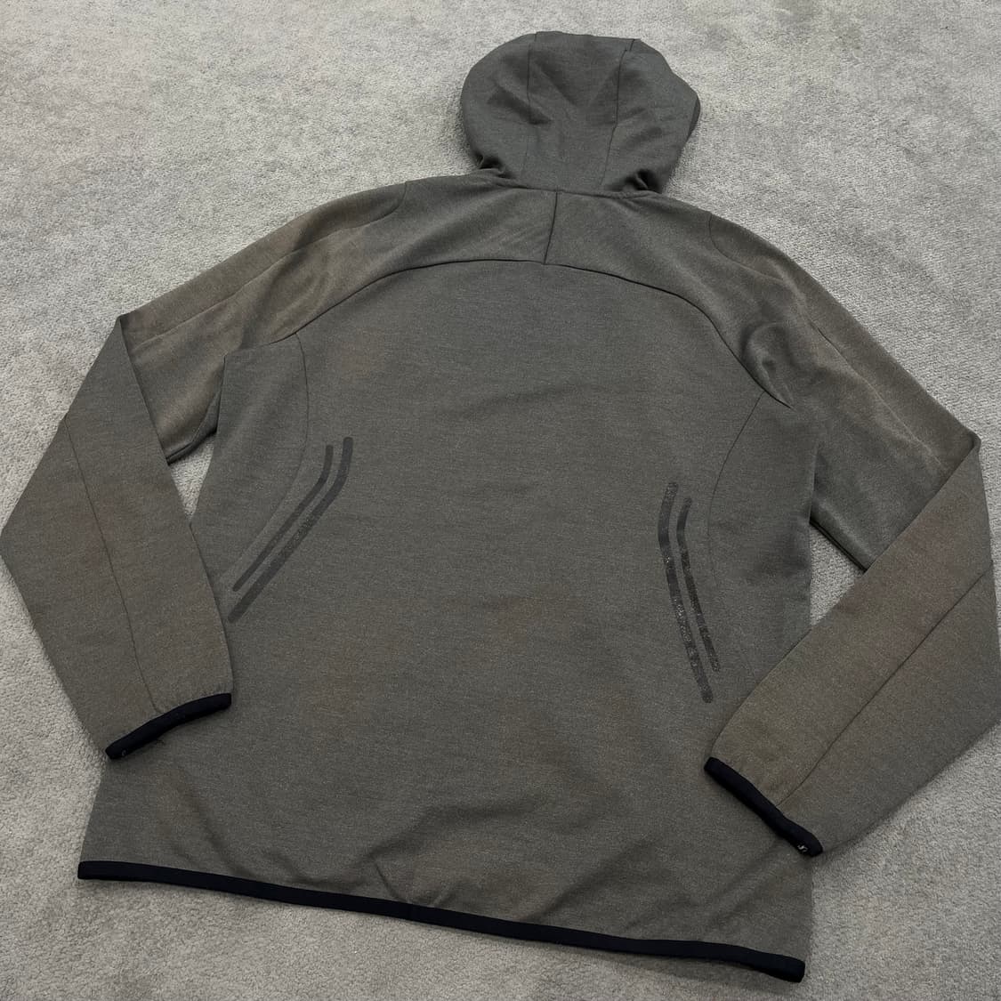 105 르꼬끄 후드 집업 자켓 그레이 상품이미지3