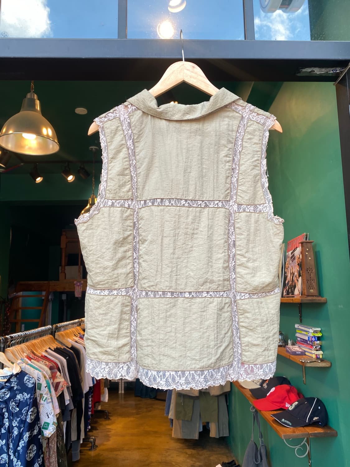 Japanese Y2K vest blouse 상품이미지2