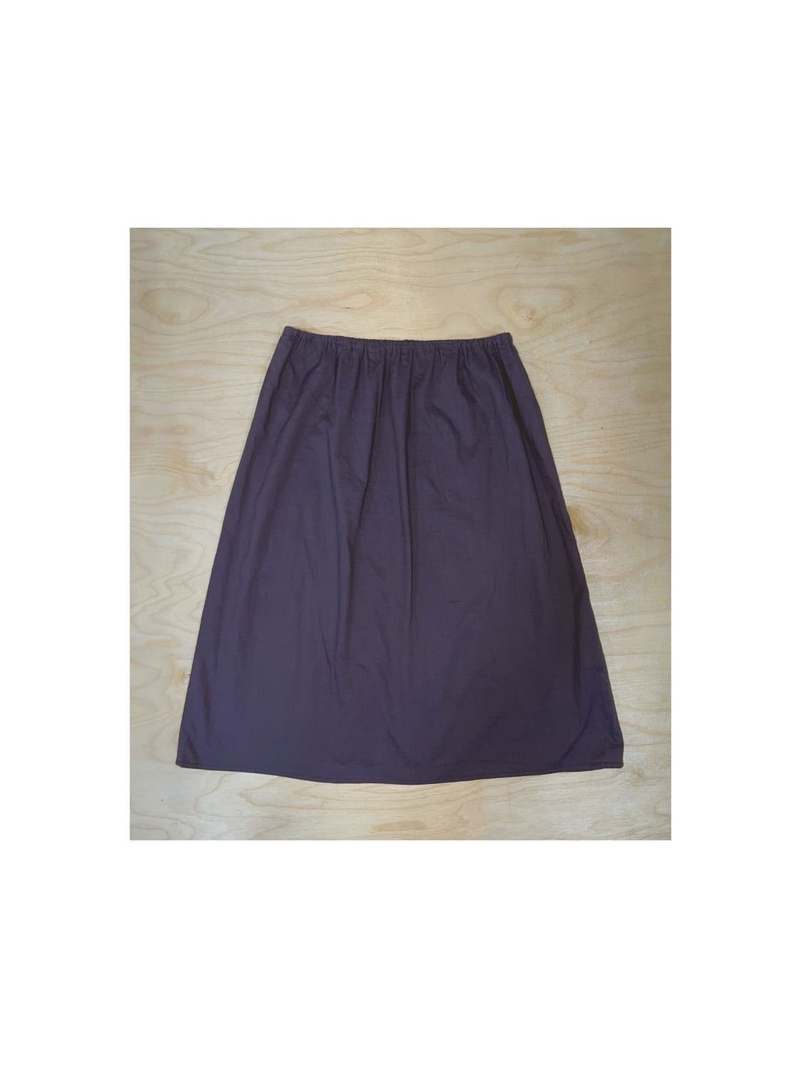 빈티지 브라운 코튼 스커트 상품이미지3