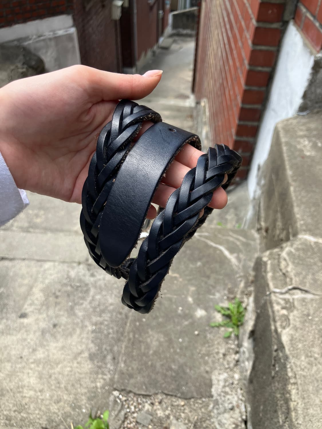 Levi’s 블랙 꼬임 레더 벨트 상품이미지7