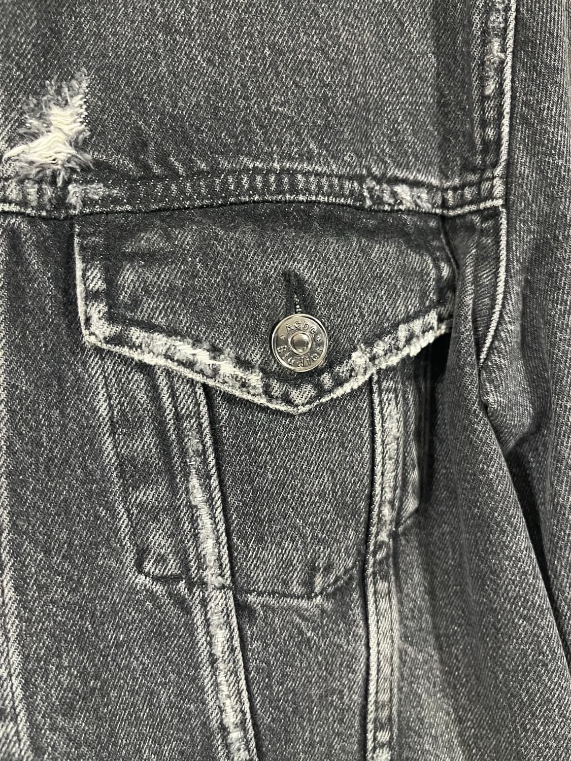 아크네 스튜디오 블랙 데님 자켓 46 상품이미지3