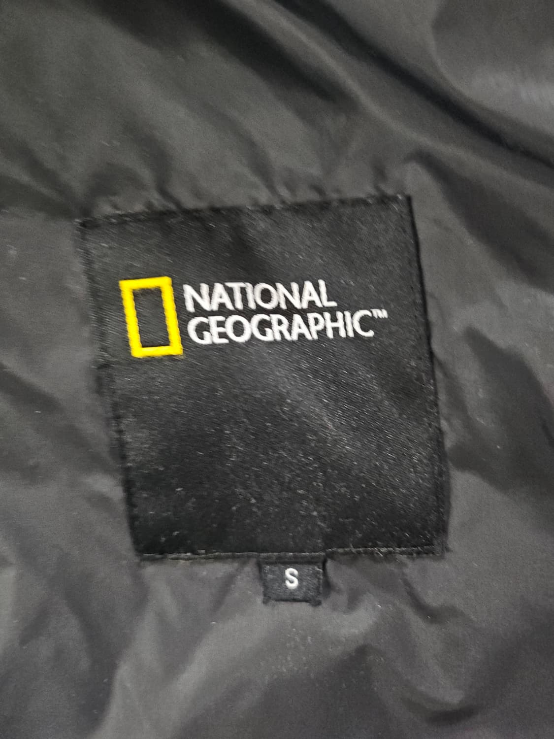내셔널 지오그래픽 구스다운 블랙 경량패딩 S 상품이미지5