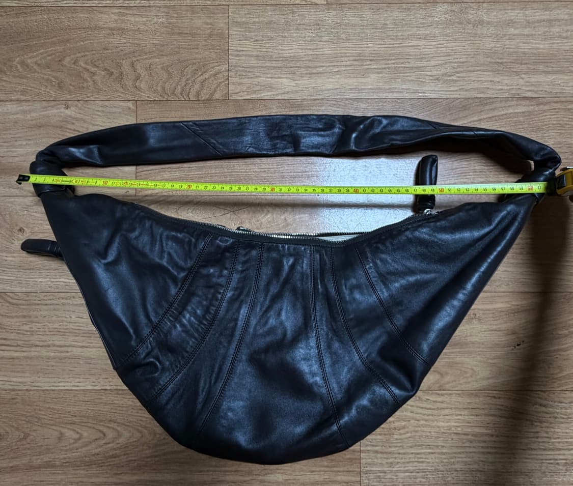 르메르 나파레더 크루아상백 라지 다크초콜릿 상품이미지9