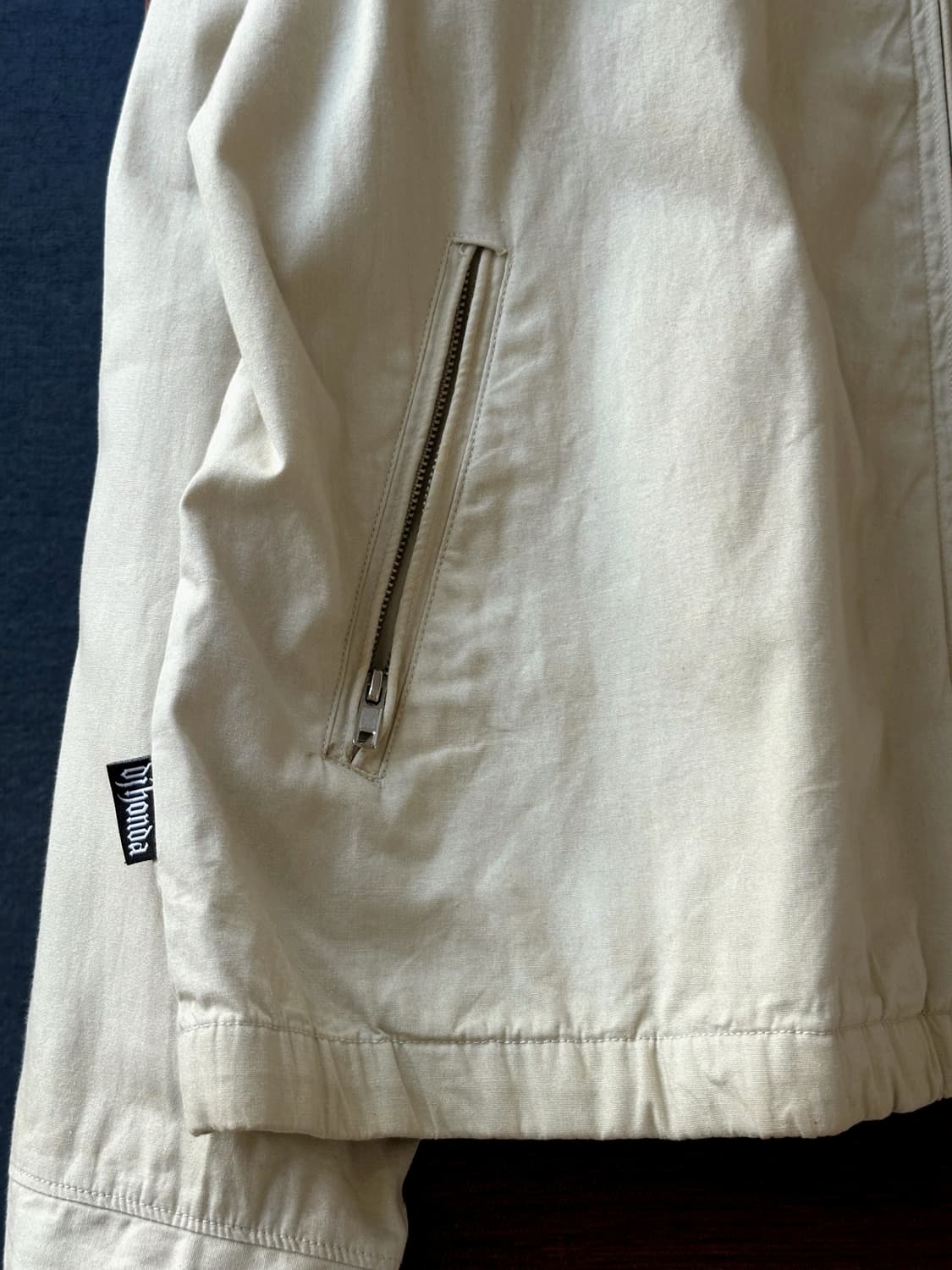 Logo point cotton loose blouson 상품이미지6