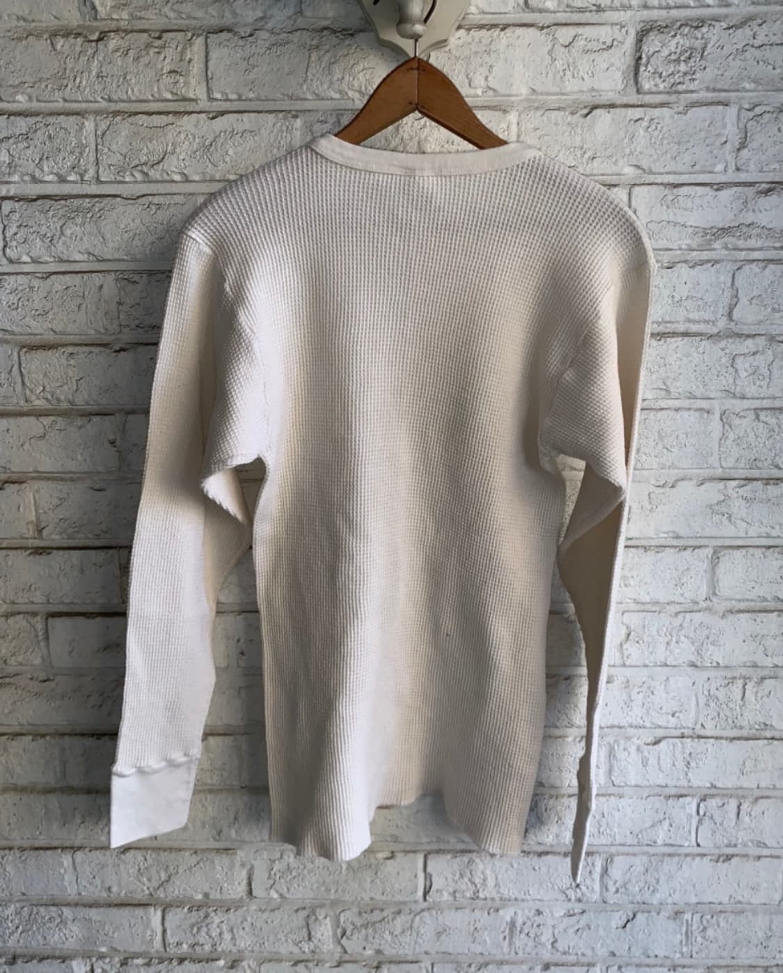 90s 써멀 와플티 L 상품이미지2