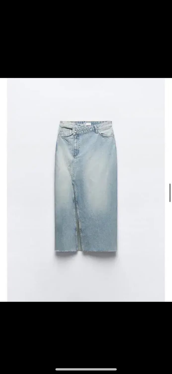 자라 TRF 데님 롱스커트 상품이미지1