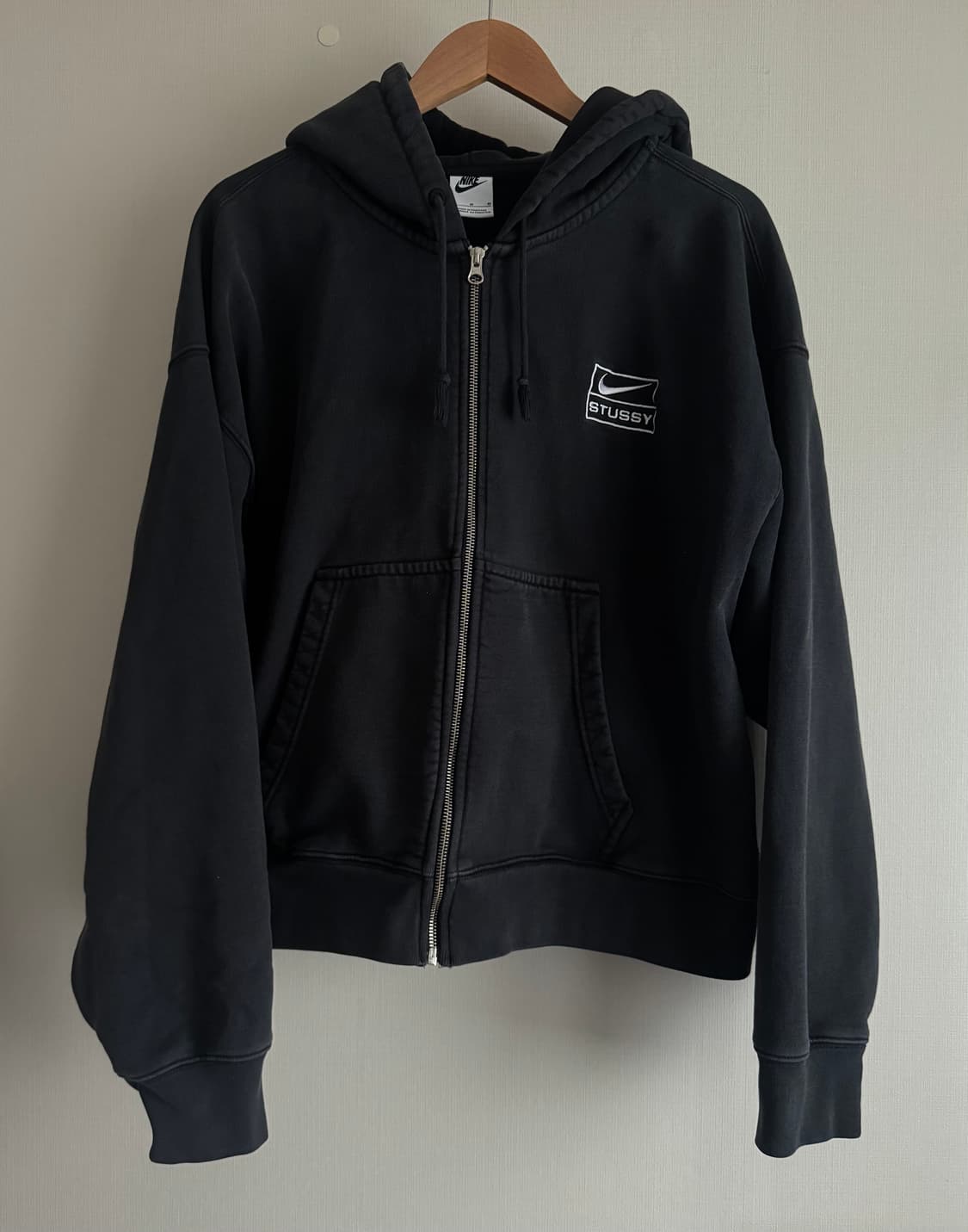 나이키 스투시(나투시) 후드집업 블랙 M 상품이미지1