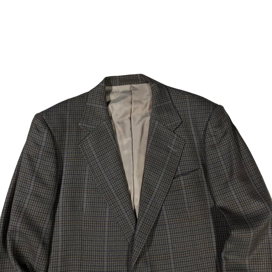 Burberry 버버리 울 체크 2b 미니멀 블레이저 상품이미지3