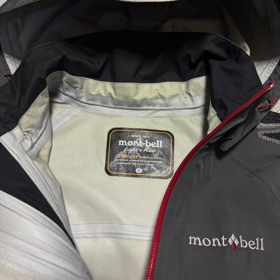 몽벨 고어텍스 제로포인트 바람막이 자켓 상품이미지5