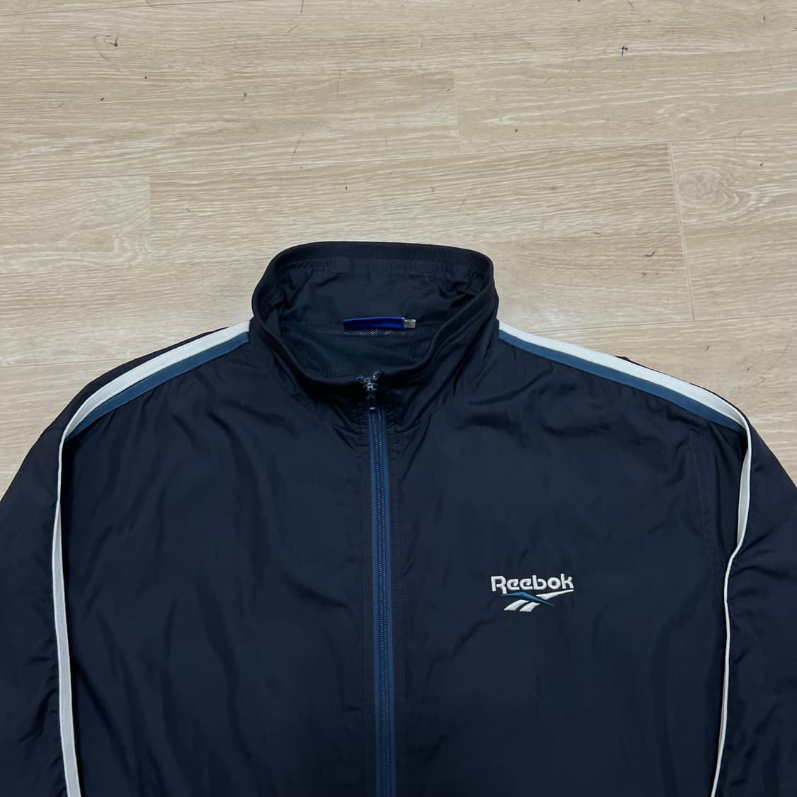 리복 클래식 올드스쿨 사이드라인 기능성 바람막이 [네이비] XL/105 상품이미지2