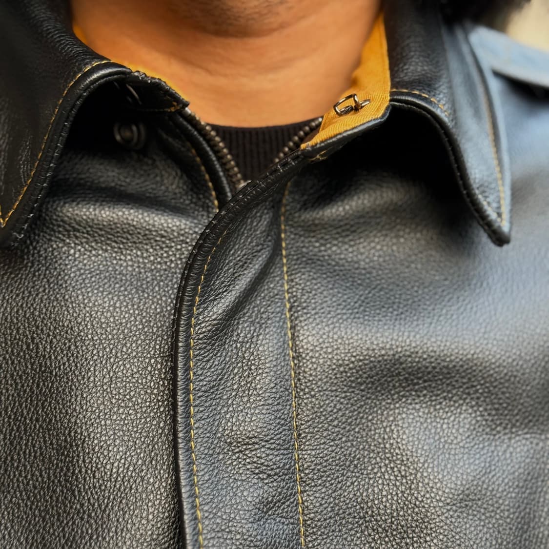 윌리스앤가이거 Type A-2 M35-098A.C-7555 레더자켓 3X 상품이미지9