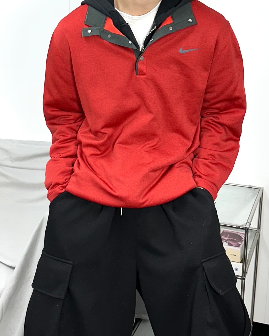 나이키 타이거 우즈 하프 버튼 집업 XXL 상품이미지1