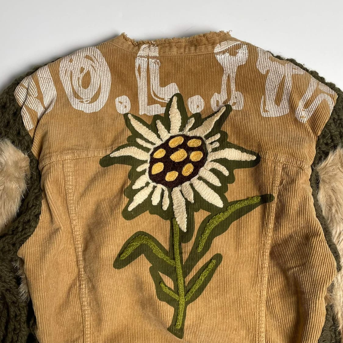 No.l.ita 해바라기 자수 울 블렌드 퍼 자켓 (italy)  상품이미지8