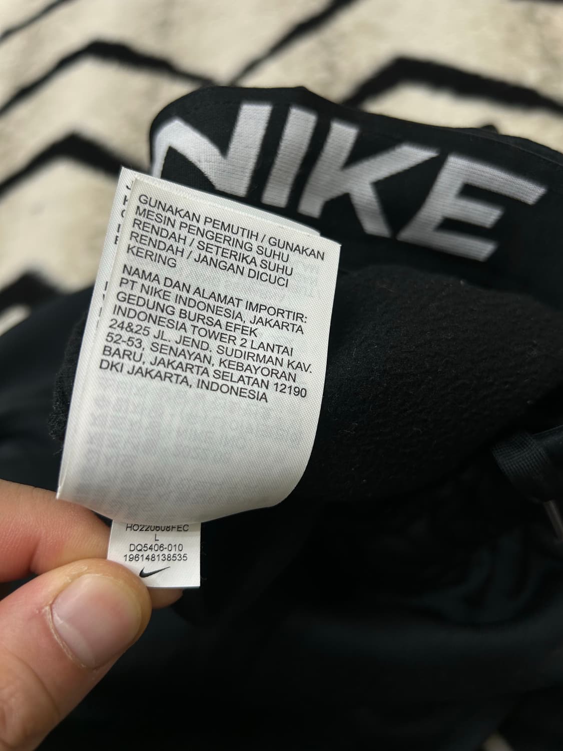 [L]나이키 써마핏 테이터드 조거 트레이닝 팬츠/블랙/기모 상품이미지8