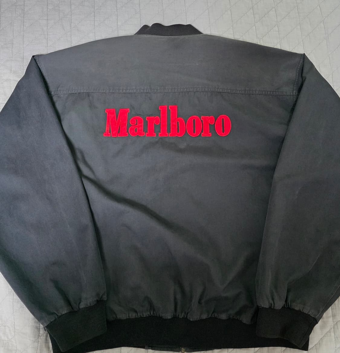 [XL] 90s 빈티지 말보로 리버시블 봄버 자켓 블랙/레드 쿨컨디션 상품이미지1