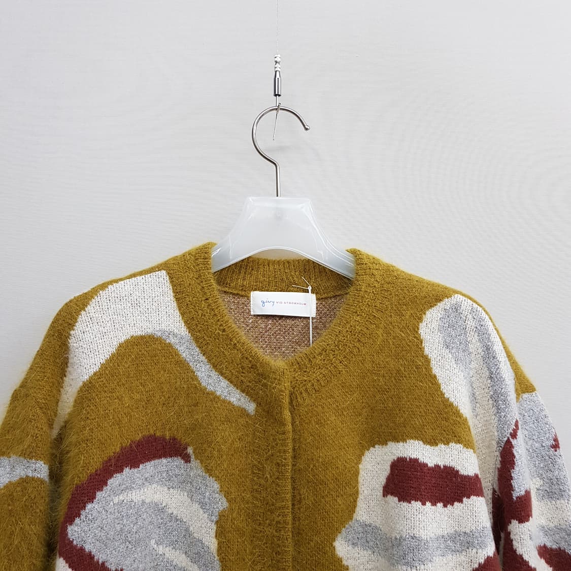 기비 앙고라 믹스 플라워 니트 롱 가디건  85사이즈 상품이미지3