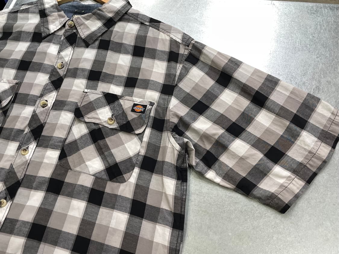 (2XL) Dickies 디키즈 체크 반팔 셔츠 상품이미지8