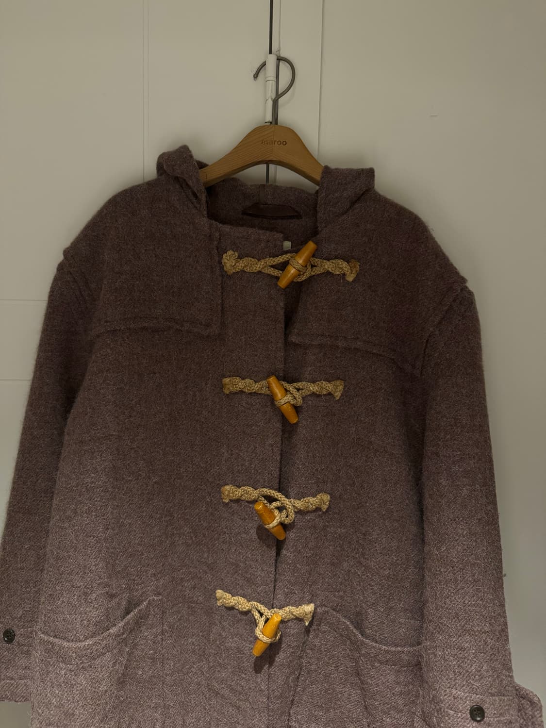 빈티지 떡볶이코트 핑크팥죽 상품이미지2