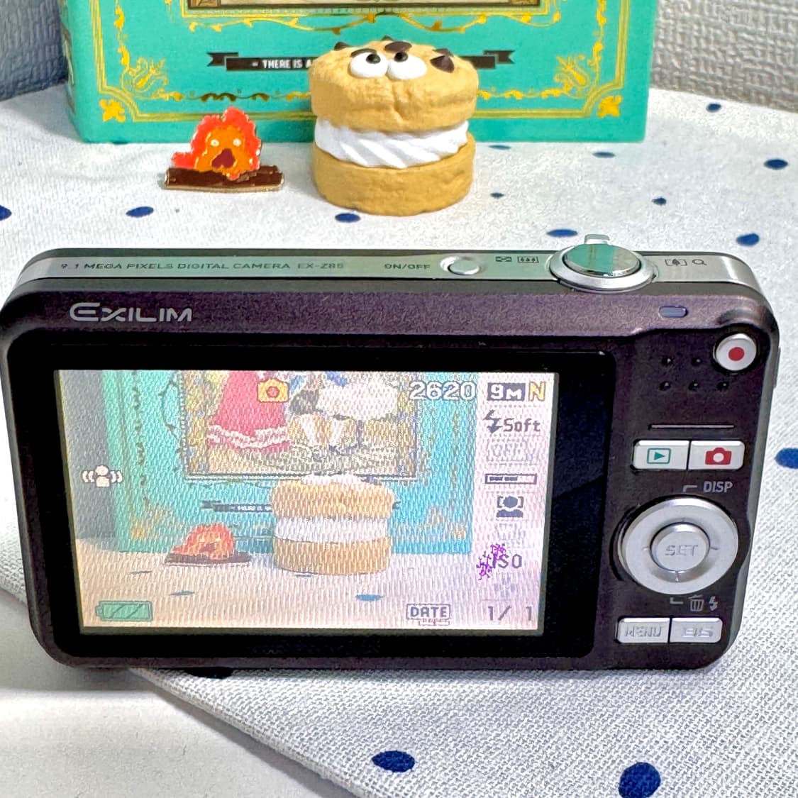 카시오 엑슬림 EX-Z85 브라운 빈티지디카 상품이미지7