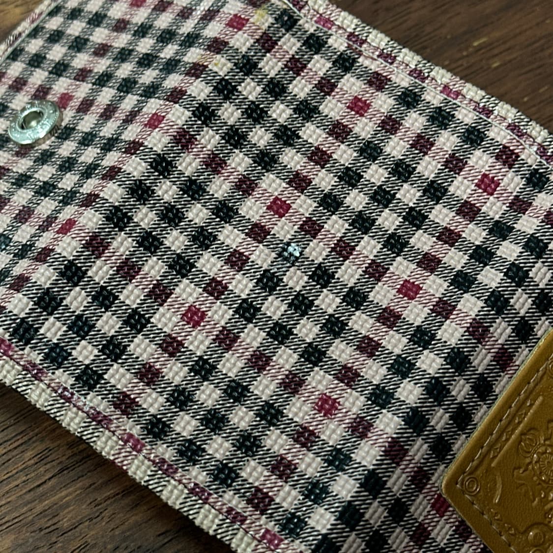 일본 빈티지 체크 차키 키링지갑  시티보이 스트릿 보헤미안 열쇠고리 상품이미지5