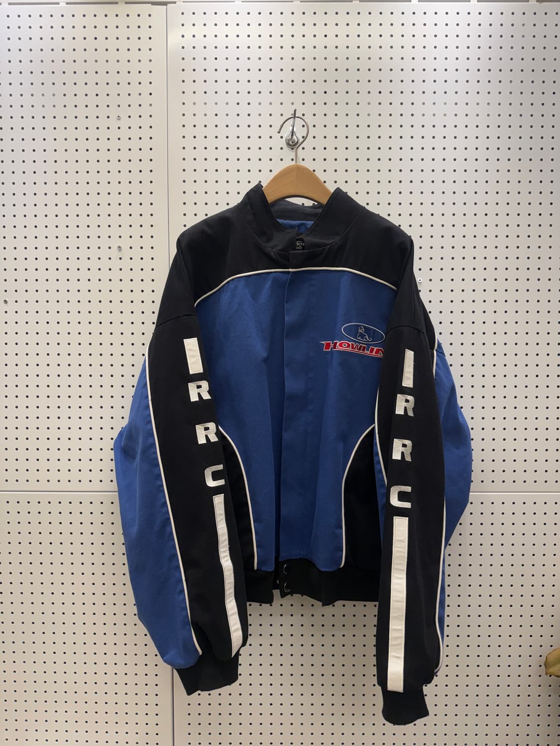 리트리버클럽 박시핏 배색 코튼 레이싱 자켓 U102  상품이미지2