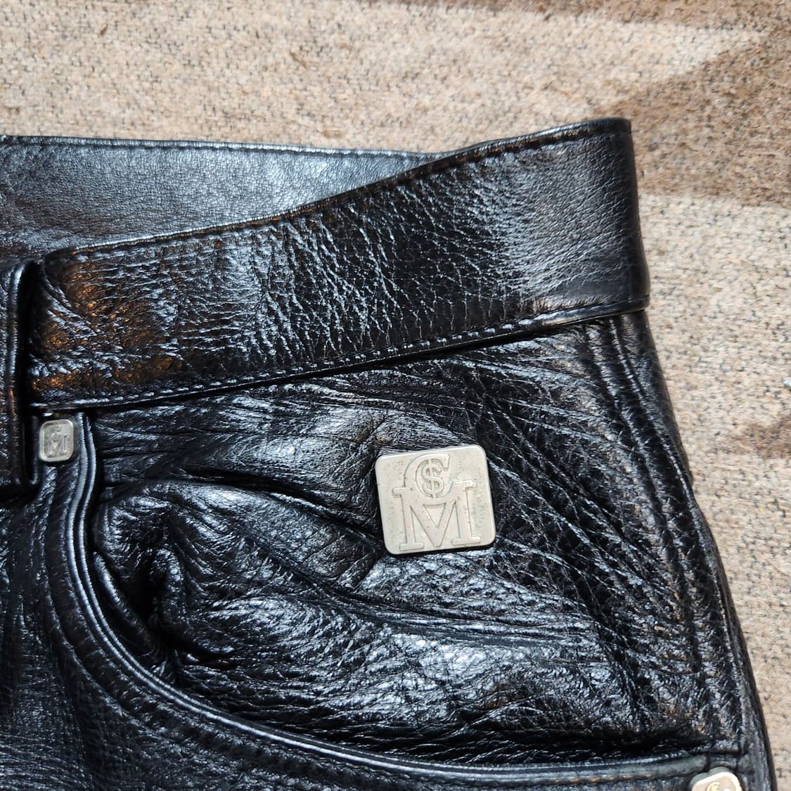 타임세일)캐시머니 헤비 소가죽 팬츠 34 상품이미지3