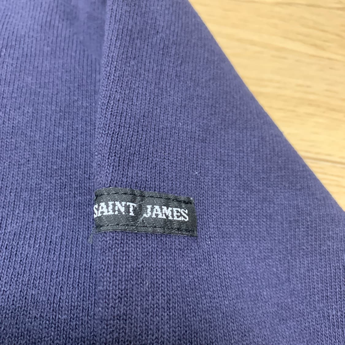 M)Saint James 세인트제임스 보트넥 솔리드 긴팔티 블루퍼플 상품이미지6