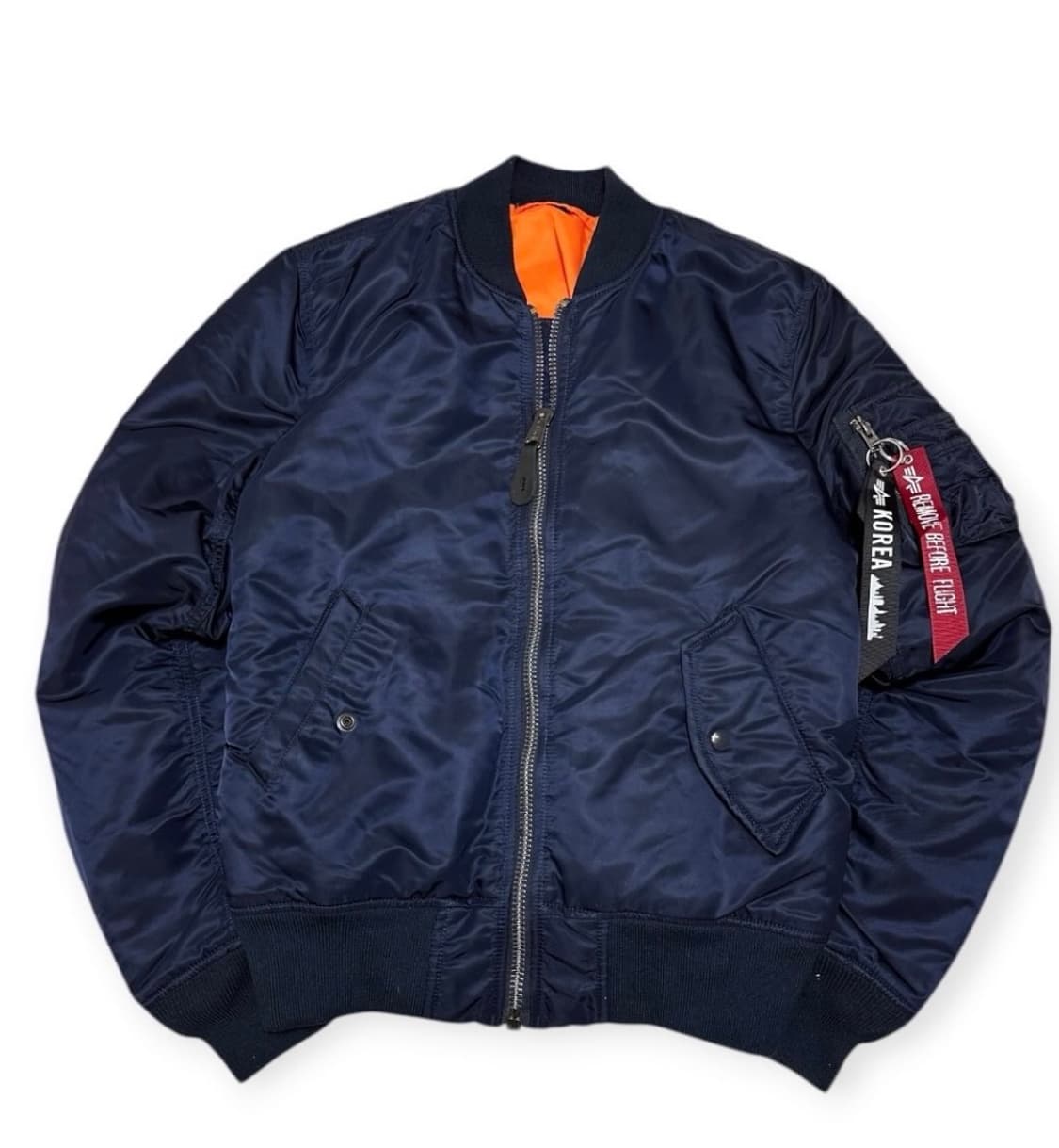 알파인더스트리 네이비 항공점퍼 상품이미지1