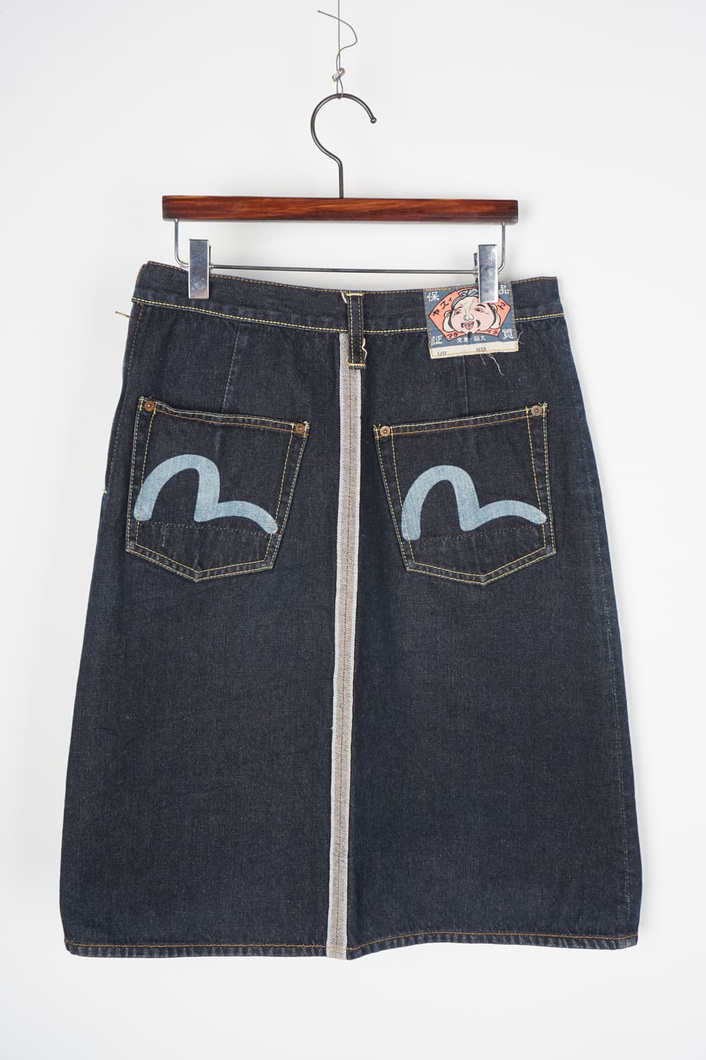 EVISU seagull denim skirt (28.3 inch) 상품이미지5