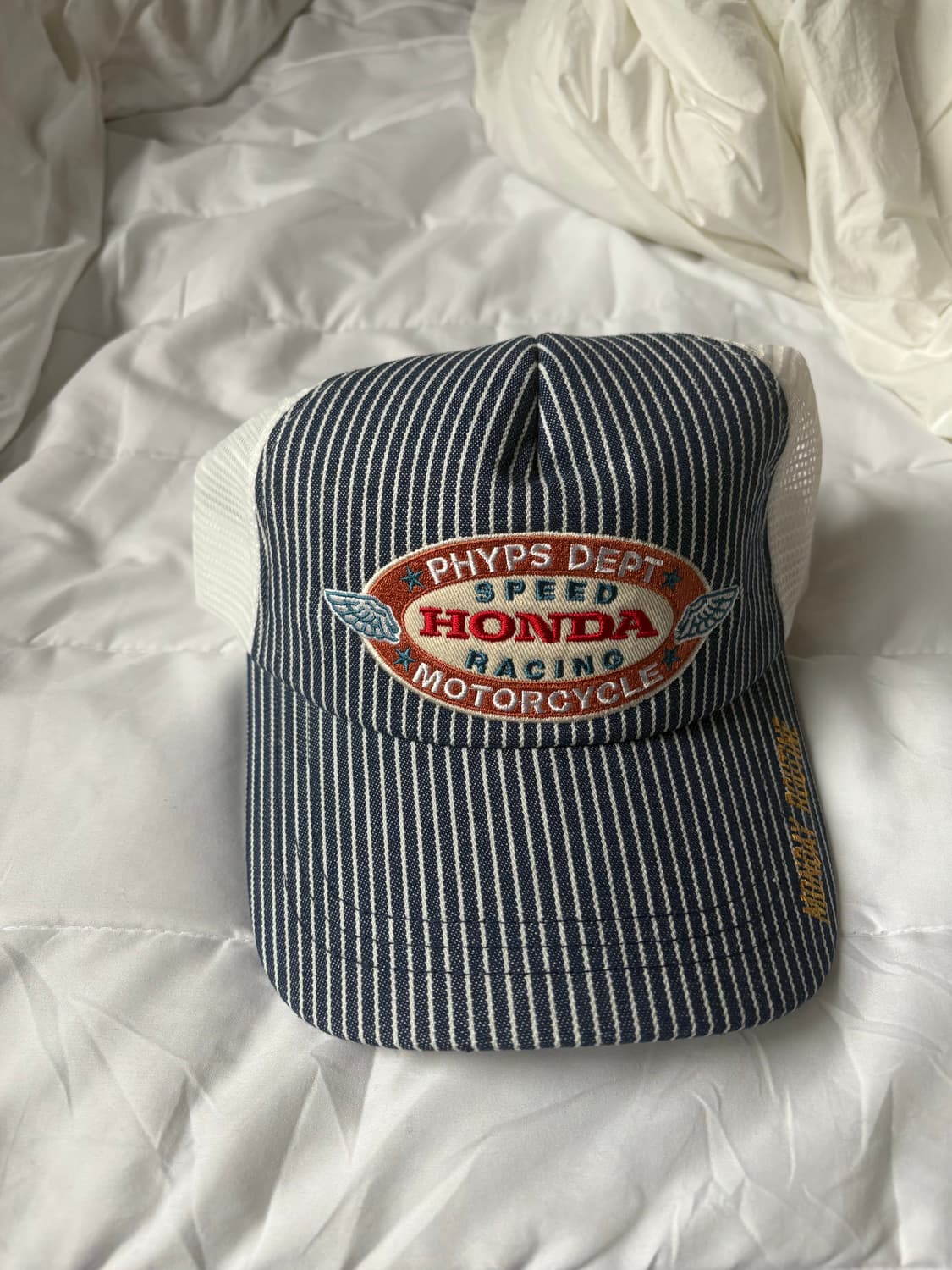 혼다 모터사이클 스트라이프 볼캡 상품이미지1