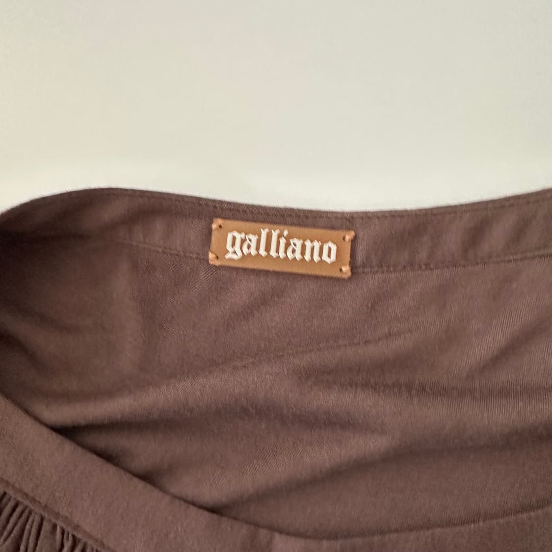 갈리아노 galliano 디테일 반팔 블라우스 상품이미지7